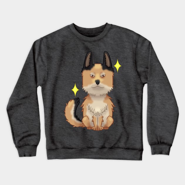 Belgian Shepherd Laekenois Crewneck Sweatshirt by LemonFur